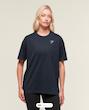 Training Oversized T-Shirt Heavy Blue size S تيشرت جيم شارك رنگ سرمه اي