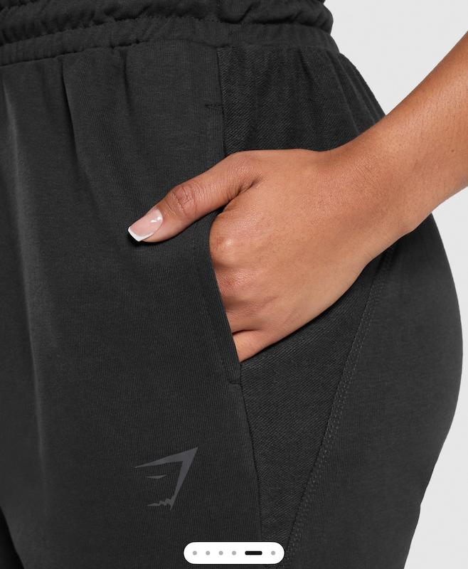 Power Joggers – Black (Size S) شلوار اسلش زنانه جيم شارك رنگ مشكل