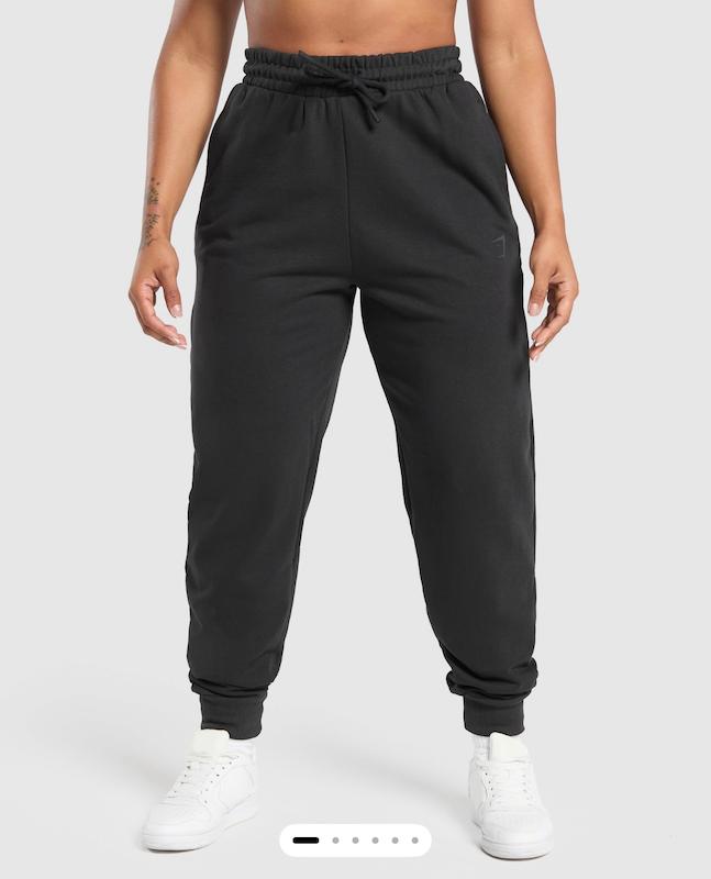 Power Joggers – Black (Size S) شلوار اسلش زنانه جيم شارك رنگ مشكل