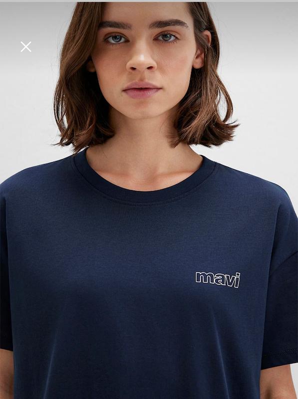 تیشرت زنانه Mavi – سرمه‌ای | سایز اسمال
