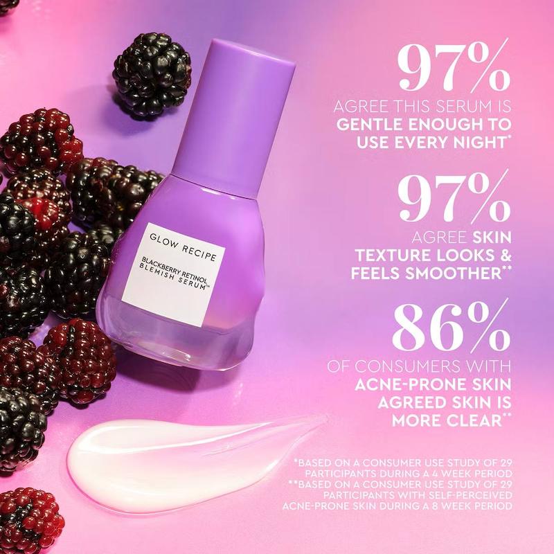 Glow Recipe Blackberry Retinol Blemish Serum 