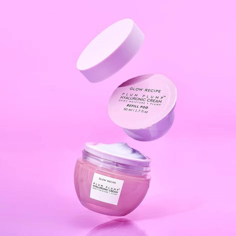 Plum Plump Refillable Hyaluronic Acid Moisturizer Glow Recipe