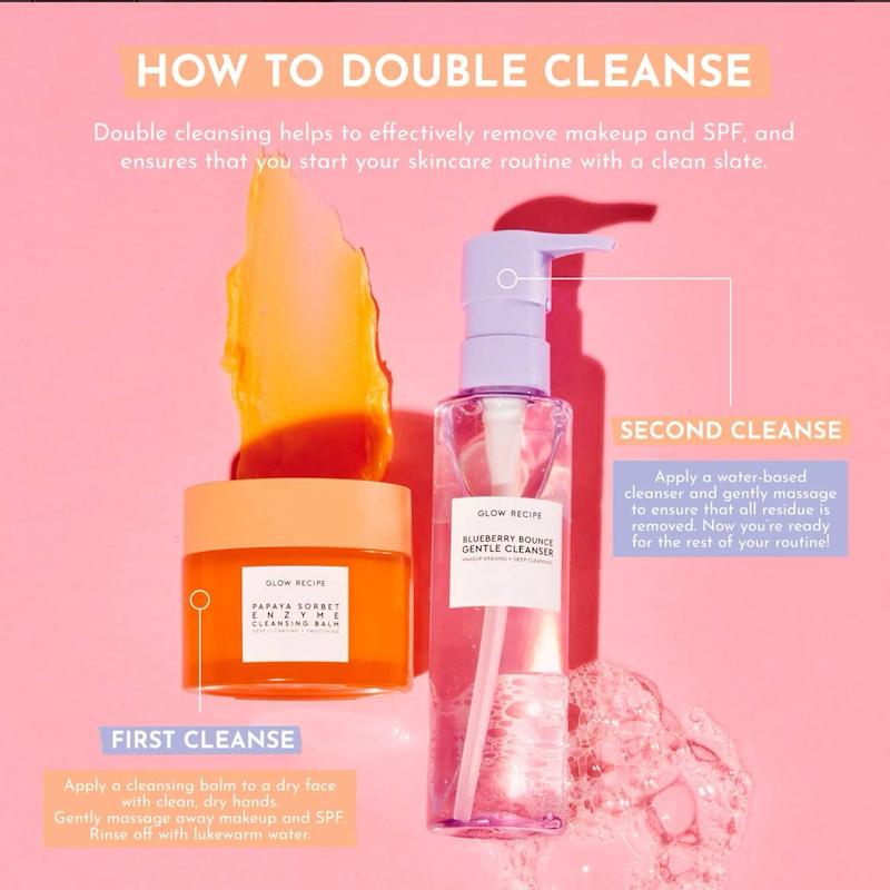 Blueberry Bounce Gentle Cleanser Glow Recipe
