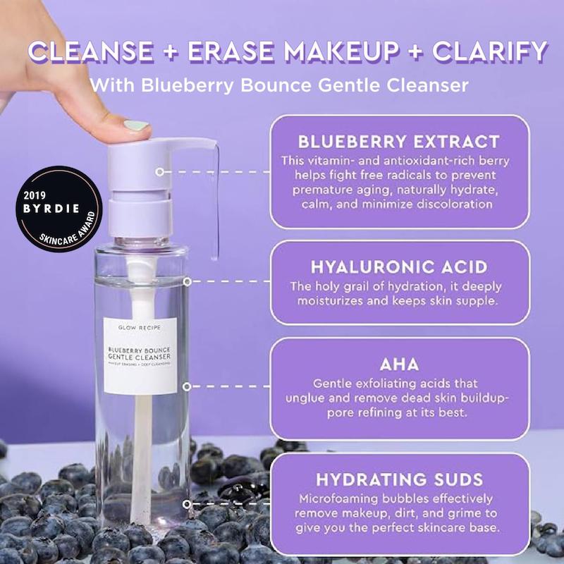 Blueberry Bounce Gentle Cleanser Glow Recipe
