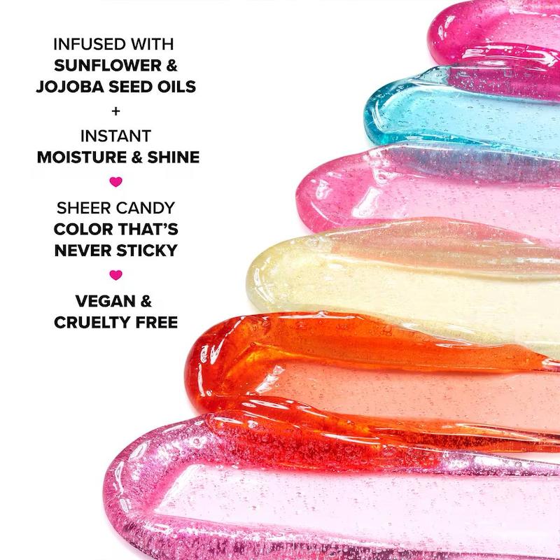 Too Faced Kissing Jelly Non-Sticky Lip Oil Gloss COLOR: Sour Watermelon