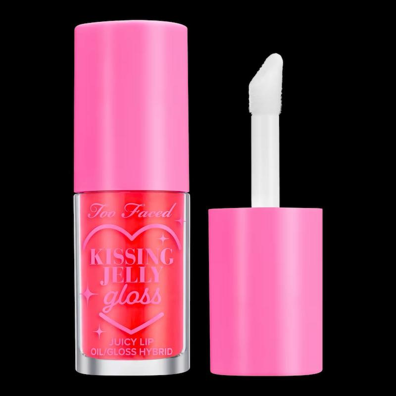 Too Faced Kissing Jelly Non-Sticky Lip Oil Gloss COLOR: Sour Watermelon