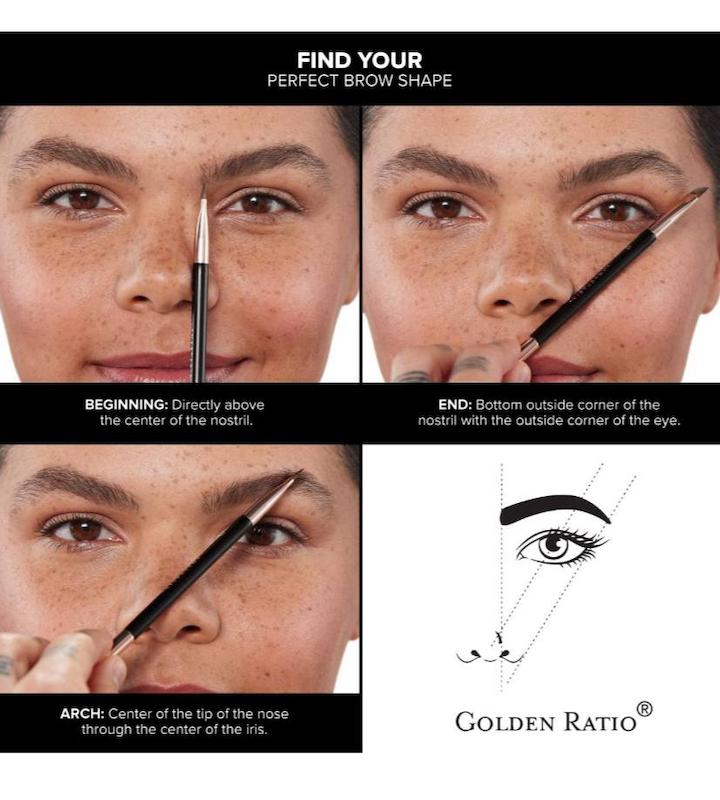مداد ابرو BEVERLY HILLS Brow Definer 3-in-1 Triangle Tip Easy Precision Eyebrow Pencil