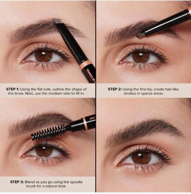 مداد ابرو BEVERLY HILLS Brow Definer 3-in-1 Triangle Tip Easy Precision Eyebrow Pencil