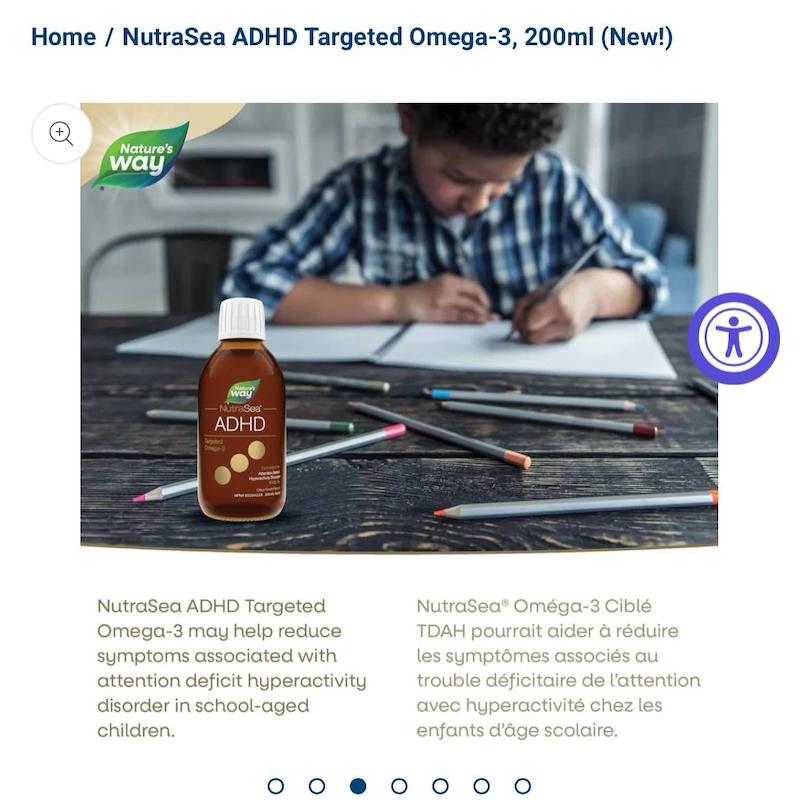 مکمل امگا3 مخصوصADHD