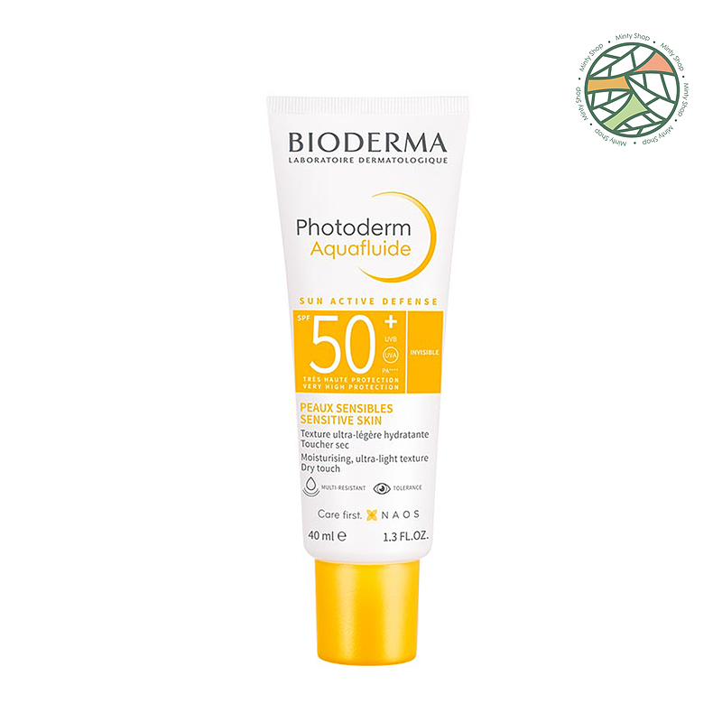 ضدآفتاب بی‌رنگ و فلوئیدی بایودرما مدل Photoderm Aquafluide SPF 50