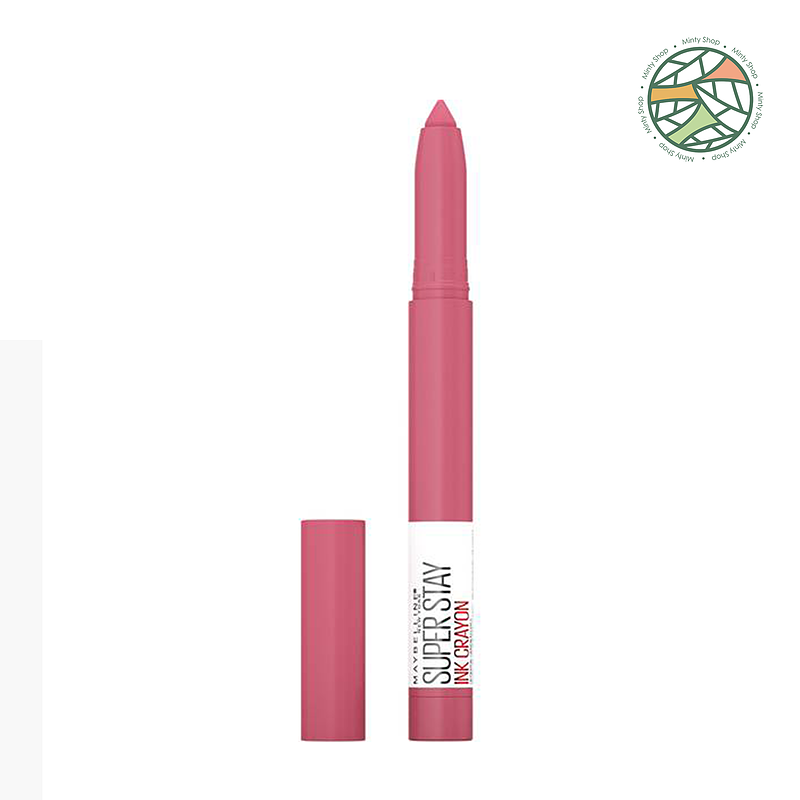 رژلب مدادی میبلین رنگ Keep It Fun 90 مدل Superstay Ink Crayon