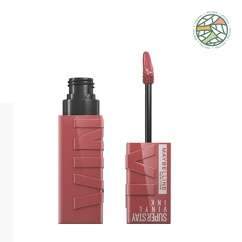 رژ لب مایع میبلین رنگ 35 Cheeky مدل 16 ساعته Vinyl ink
