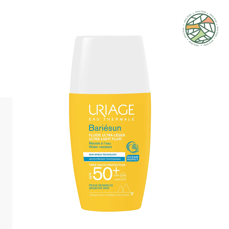 ضدآفتاب بی‌رنگ فلوئیدی اولترا لایت اوریاژ Uriage Bariésun Ultra light SPF50