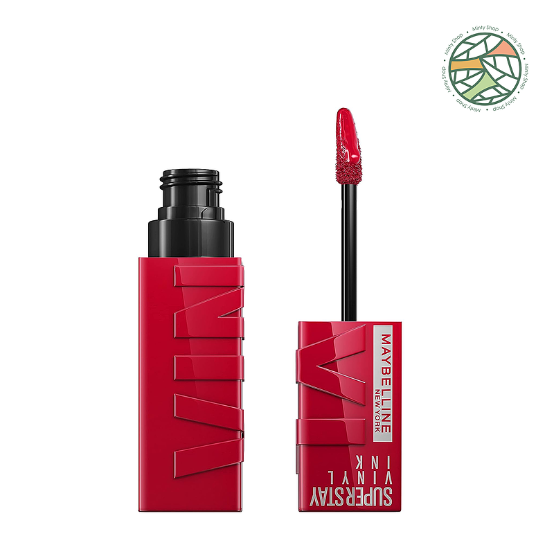 رژ لب مایع میبلین رنگ Wicked 50 مدل 16 ساعته Vinyl ink