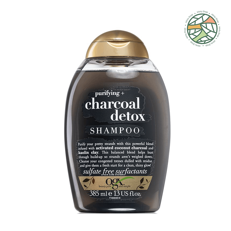 شامپو بدون سولفات ogx مدل charcoal detox