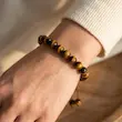 دستبند مهره گرد چشم ببر