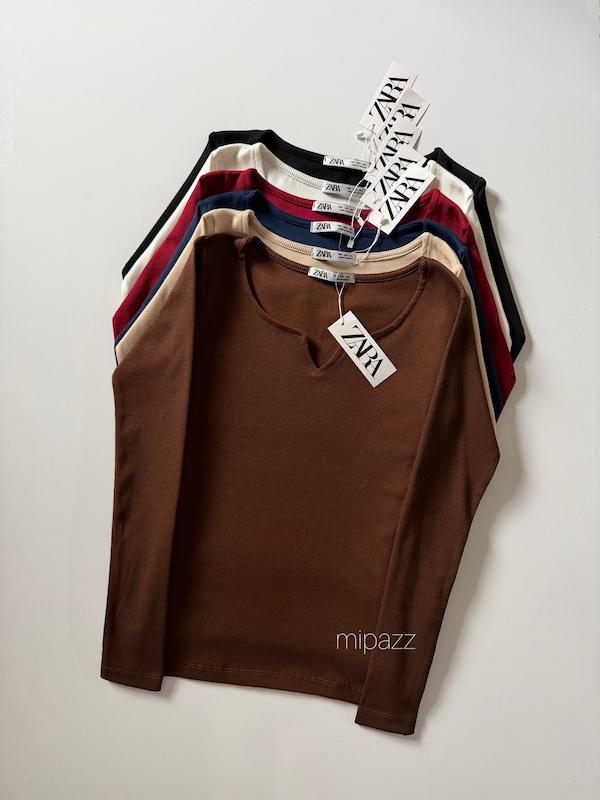 بلوز یقه کوبایی کد ۲۰۸