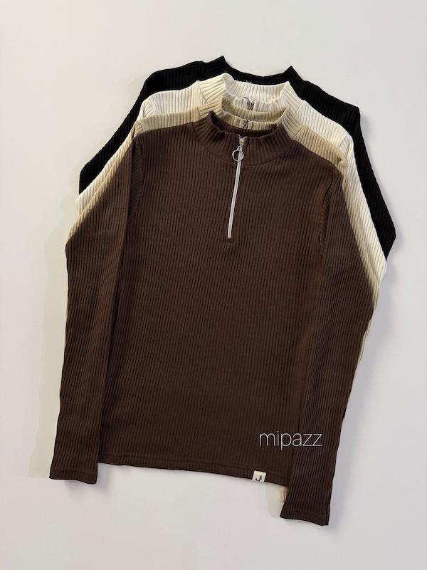 بلوز نیم زیپ تلما کد ۲۲۸