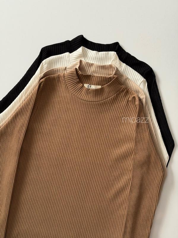 بلوز ایستاده فینگر دار ملانژ کد ۲۳۲