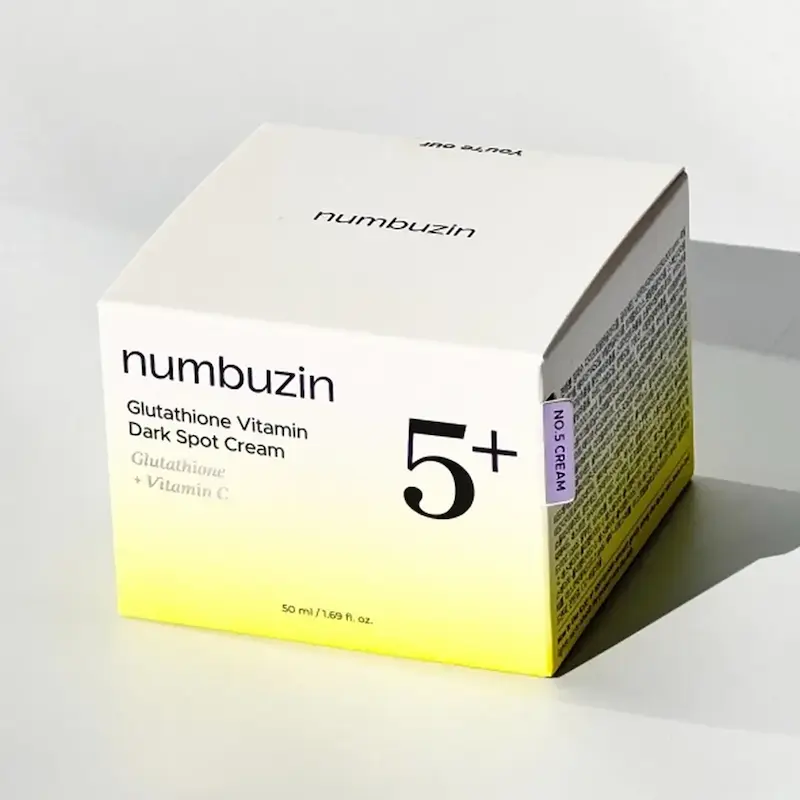 کرم روشن کننده و ضد لک ویتامین سی و گلوتاتیون شماره 5 نامبوزین Numbuzin