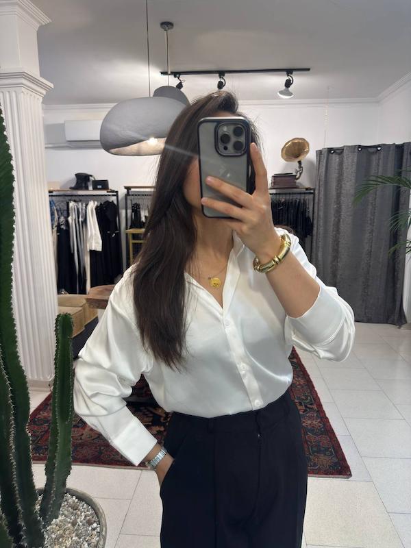 شومیز ساتن ساده