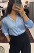 شومیز ساتن ساده زارا طرح