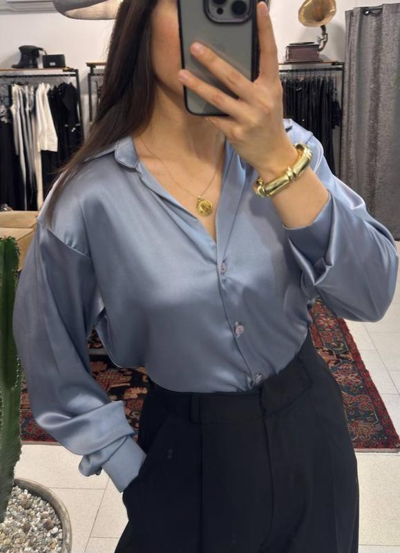 شومیز ساتن ساده