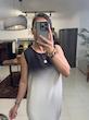 پیراهن سایه مشکی طرح ماسیمو دوتی