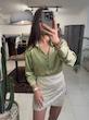 شومیز ساتن ساده زارا طرح