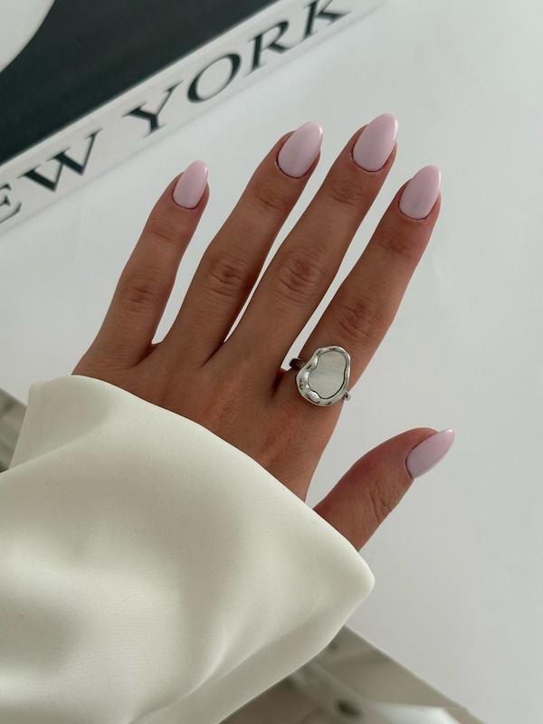 انگشتر استیل صدفی