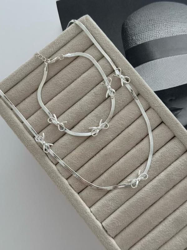 ست گردنبند و دستبند ماری پاپیون 