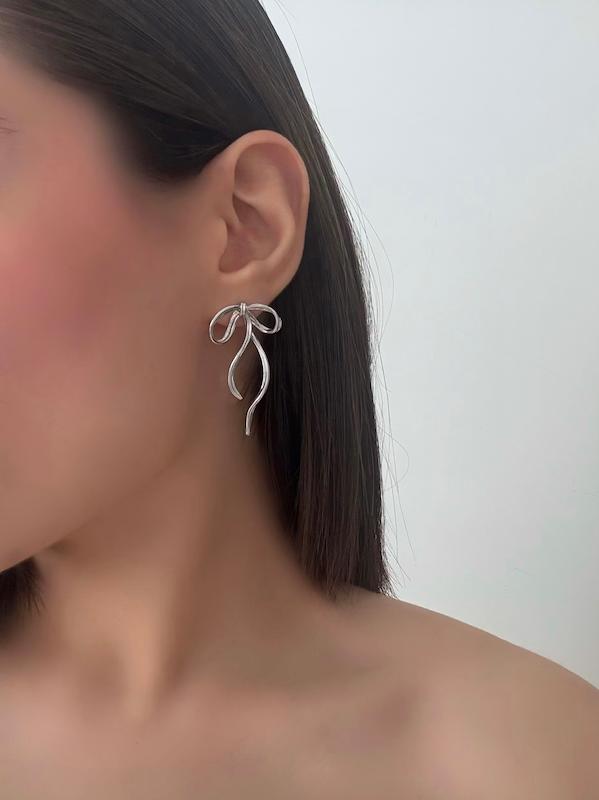 گوشواره پاپیونی سایز کوچک