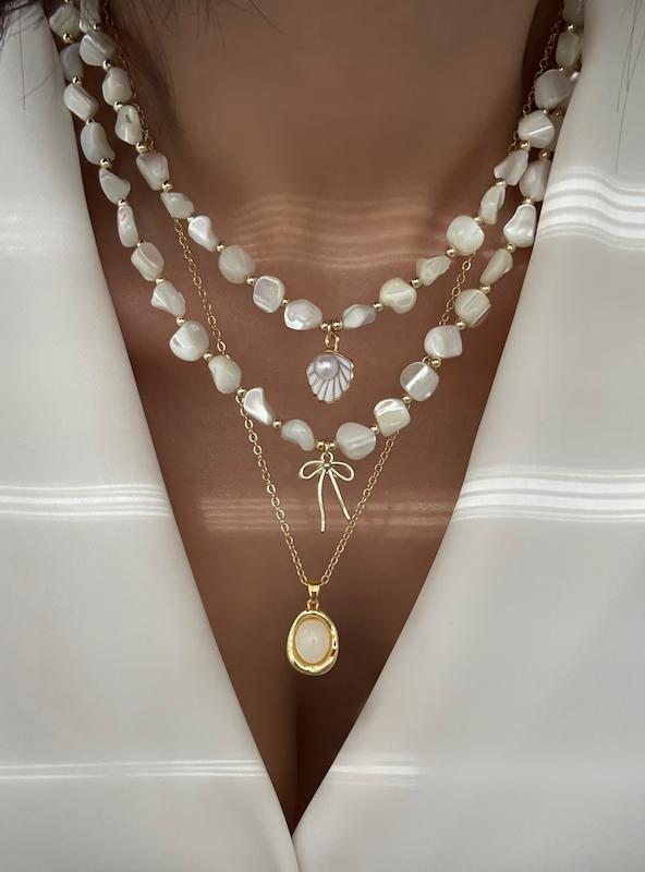 گردنبند های صدف طبیعی