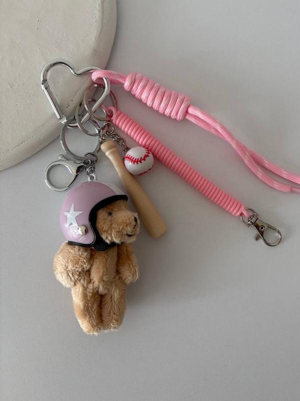 چارم بگ تدی صورتی 