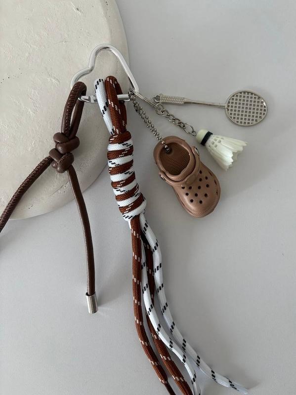 چارم بگ کراکس قهوه ای 