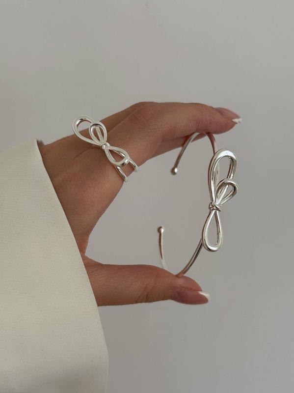 ست بنگل و انگشتر پاپیون