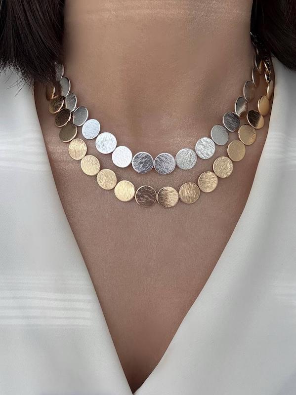 گردنبند سکه طرح طلا