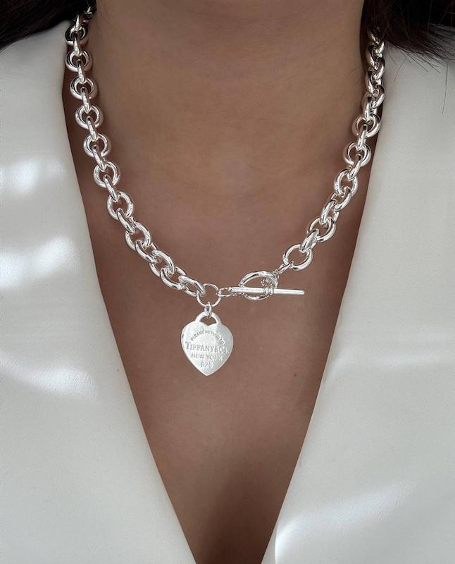 گردنبند قلب تیفانی 