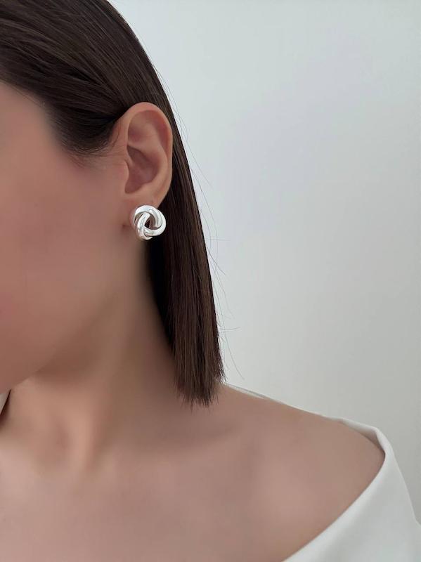 گوشواره گره طرح زارا کوچک 