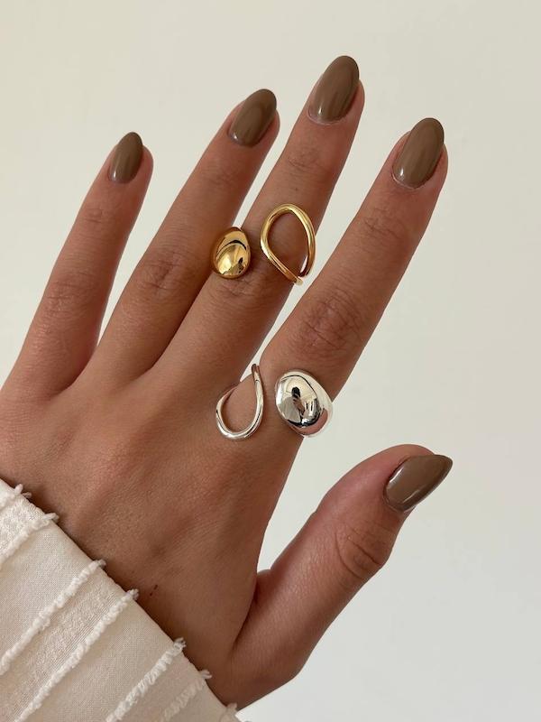 انگشتر مینیمال پیچی