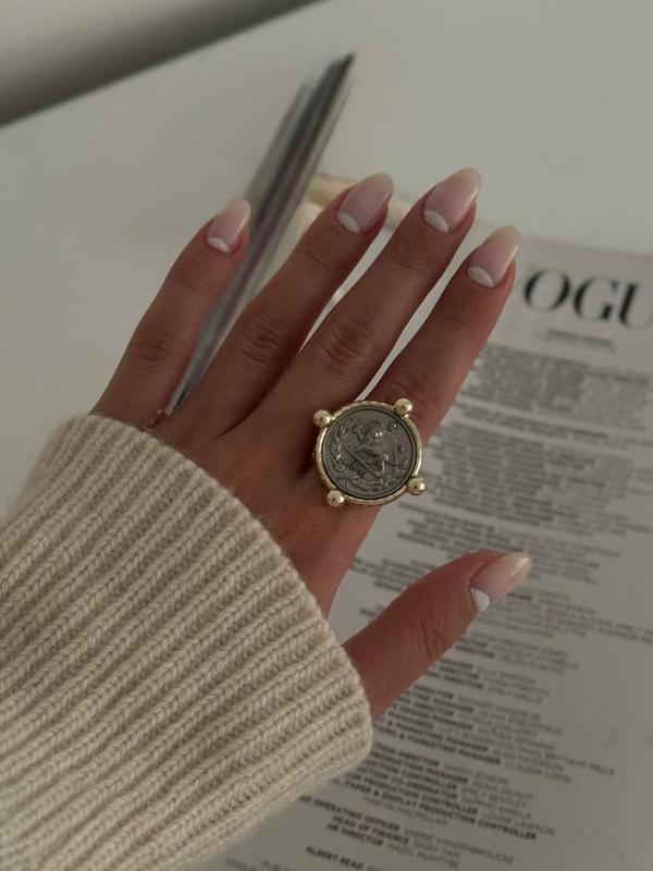 انگشتر سکه سایز بزرگ