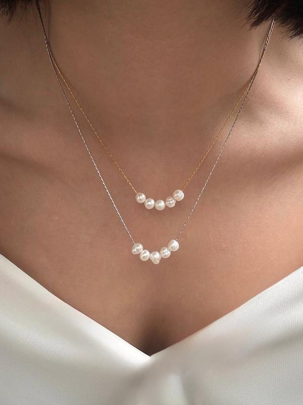 گردنبند مروارید پرورشی