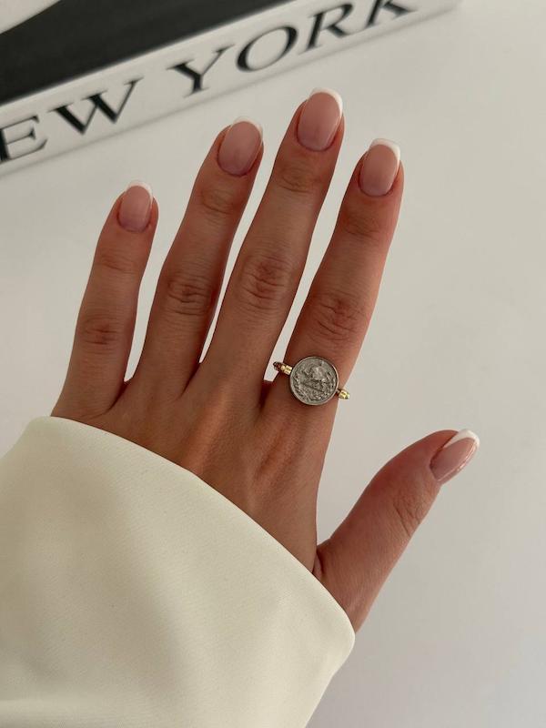 انگشتر سکه ۲ ریالی دو رو