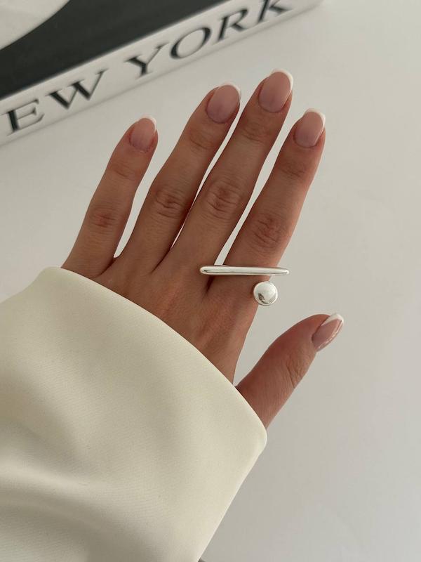 انگشتر نقطه خط