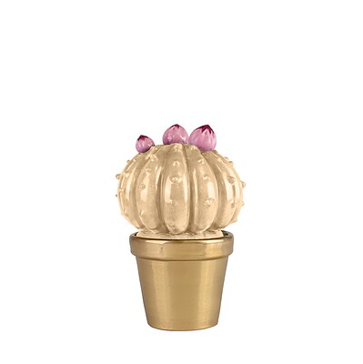 شمع عطری کاکتوس - کارامل طلا FRAILEA CACTUS SCENTED CANDLE - CARAMEL GOLD