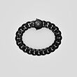 CUBAN BRACELET 13 MM - BLACK