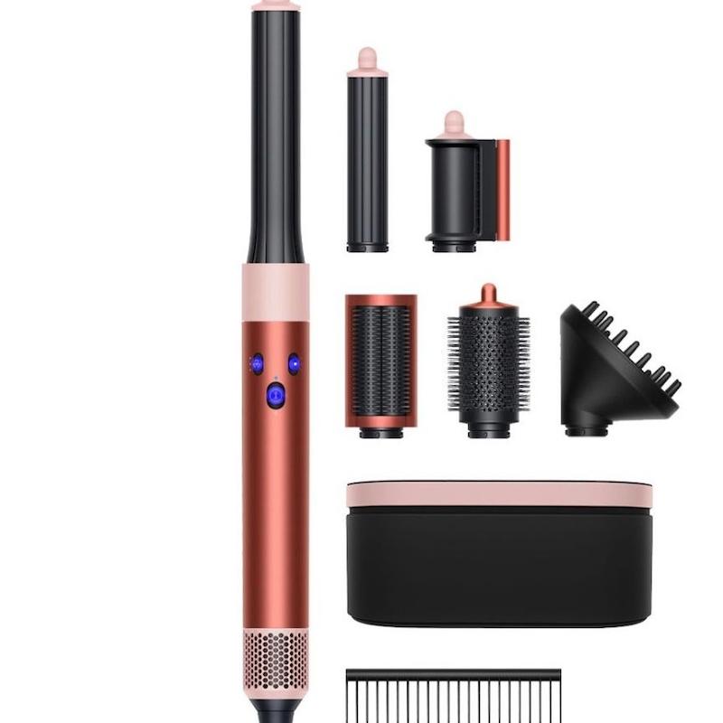سشوار برس دار دایسون  Dyson Airwrap i.d.™ multi-styler and dryer Curly+Coily (Strawberry Bronze/Blush Pink)