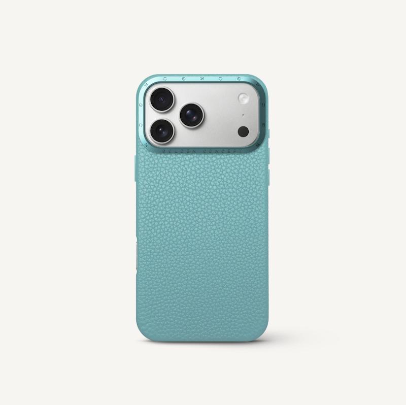 قاب آیفون 17- iPhone Case 17 - Full-Grain Leather - Sky