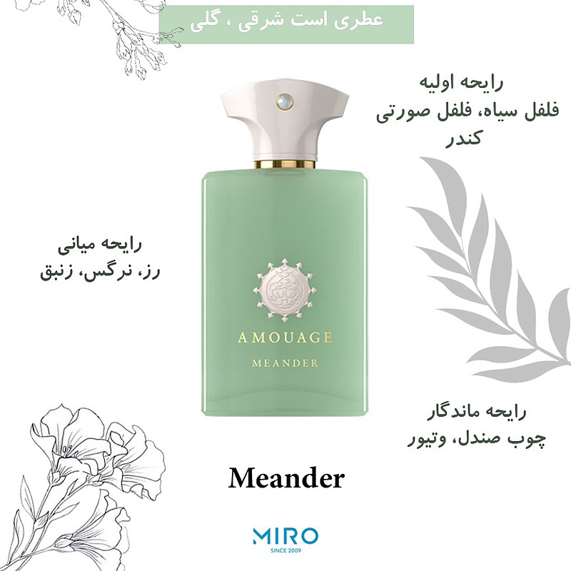 عطر آمواژ میندر (پيچ و خم)  Amouage Meander 