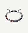 Bracelet EV Silver Red & Blue دستبند نقره - قرمز و آبی